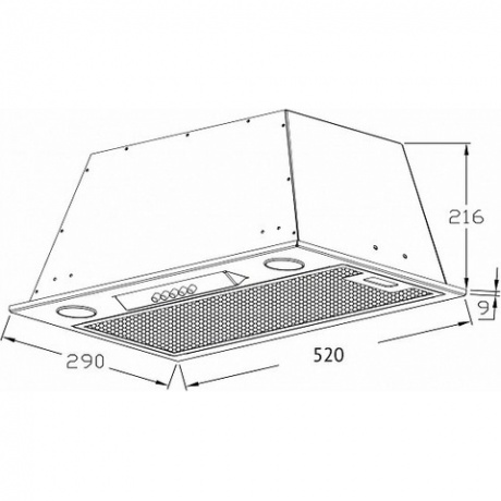 Полновстраиваемая вытяжка Korting Korting KHI 6530 W - фото 4