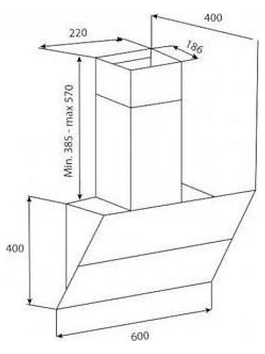 Наклонная вытяжка Korting KHC 65070 GB - фото 4