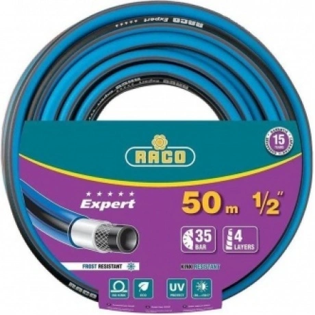 Шланг поливочный RACO EXPERT, 1/2?, 50 м, 35 атм, четырёхслойный...