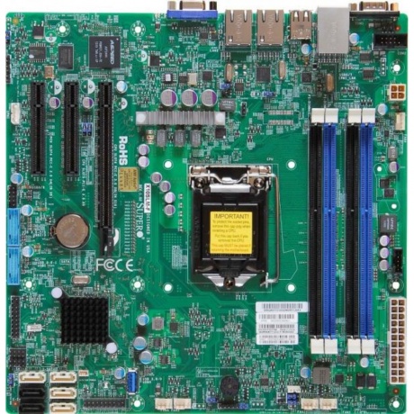 Материнская плата SuperMicro MBD-X10SLM-F-B OEM - фото 1