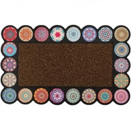 Коврик придверный MOSAIC RONDO brown 76Х45 см ATTRIBUTE MAT