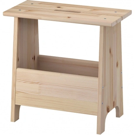 Табурет тумба деревянный, сосна, BRABIX Scandi Wood SC-002 (ш490...