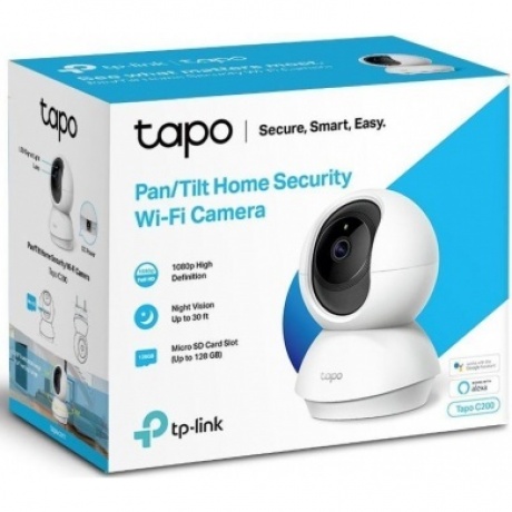 Камера видеонаблюдения TP-Link TAPO C200 4мм белый - фото 3