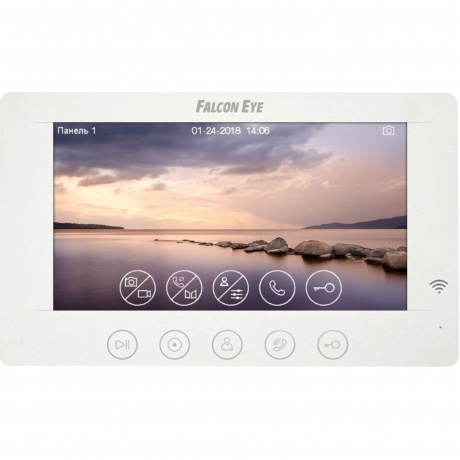 Видеодомофон Falcon Eye Cosmo HD Wi-Fi белый - фото 1