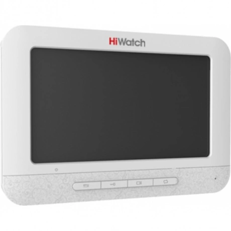 Видеодомофон белый HiWatch DS-D100MF
