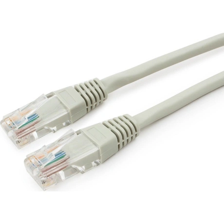 Патч-корд Cablexpert PP10-5M, кат.5e, UTP, 5м, серый