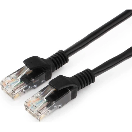Патч-корд Cablexpert PP12-10M/BK, кат.5e, UTP, 10м, черный