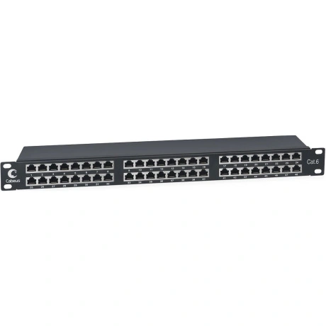 Патч-панель Cabeus PLHD-48-Cat.6-SH-Dual IDC-1U