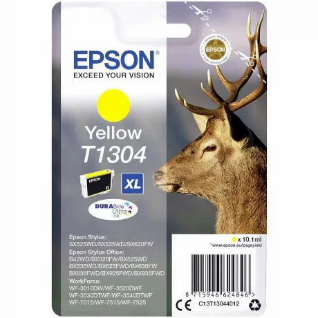 Картридж Epson T1304 (C13T13044012) для Epson B42WD, желтый