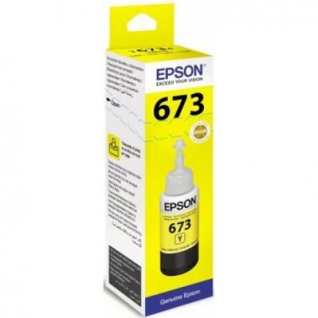 Картридж Epson T6734 (C13T67344A) для Epson L800, желтый
