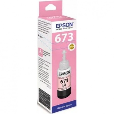 Картридж Epson T6736 (C13T67364A) для Epson L800, светло-пурпурн...