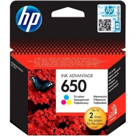 Картридж HP 650 трехцветный (CZ102AE)