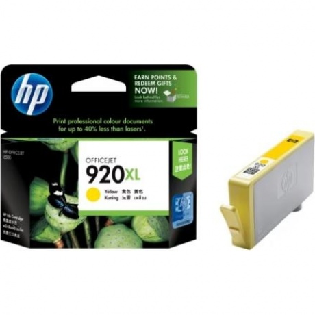 Картридж HP CD974AE для HP OJ 6000/6500, желтый - фото 1