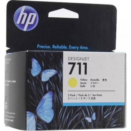 Картридж HP CZ136A для HP DJ T120/T520, желтый