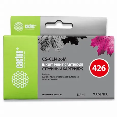 Картридж Cactus CS-CLI426M пурпурный