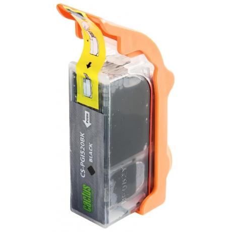 Картридж Cactus CS-PGI520BK черный - фото 4