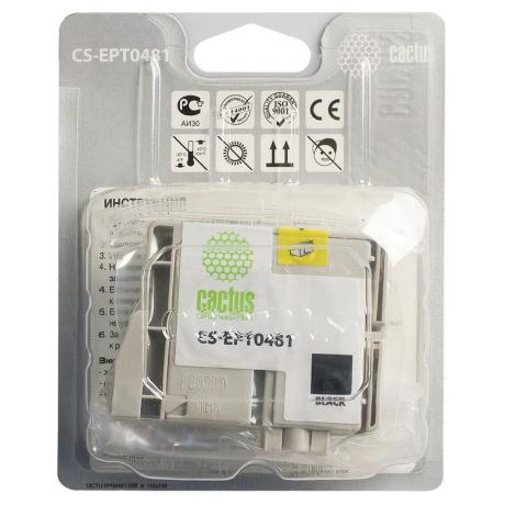 Картридж Cactus CS-EPT0481 черный - фото 3