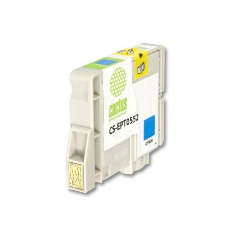 Картридж Cactus CS-EPT0552 голубой - фото 2