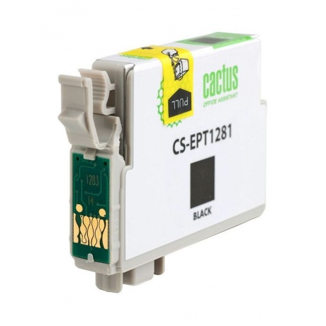 Картридж Cactus CS-EPT1281 черный - фото 2