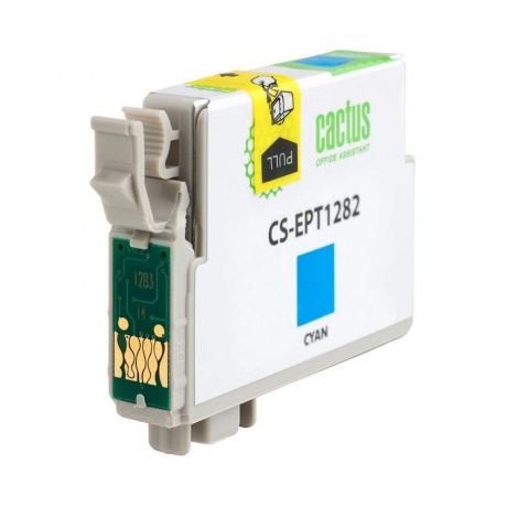 Картридж Cactus CS-EPT1282 голубой - фото 2