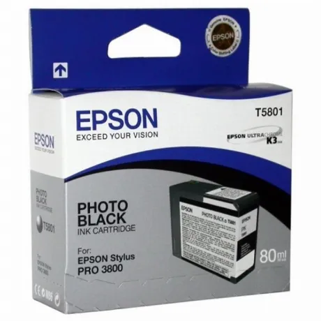 Картридж Epson T5801 (C13T580100) для Epson St Pro 3800, фото че...