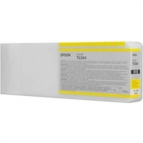 Картридж струйный Epson T6364 C13T636400 желтый (700мл) для Epso...