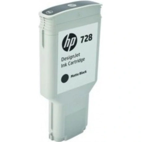 Картридж струйный HP 728 F9J68A черный матовый (300мл) для HP DJ...
