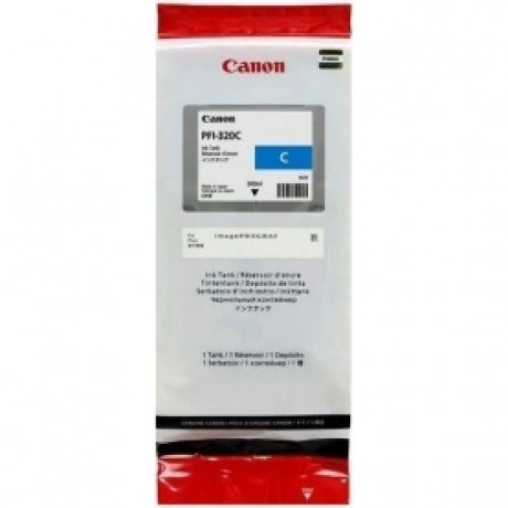Картридж струйный Canon PFI-320 C 2891C001 голубой (300мл) для C...