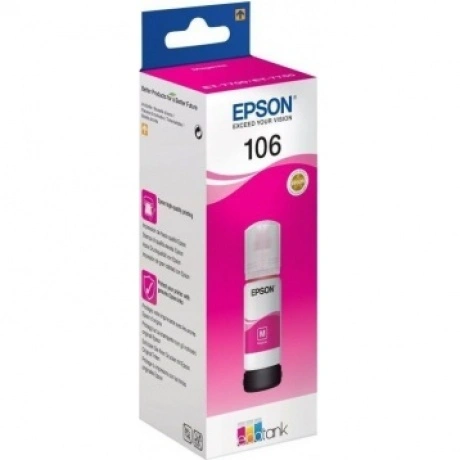 Картридж струйный Epson 106M C13T00R340 пурпурный (70мл) для Eps...