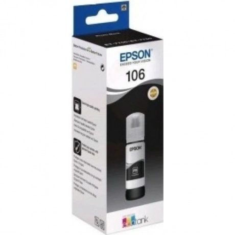 Картридж струйный Epson 106BK C13T00R140 черный (70мл) для Epson...