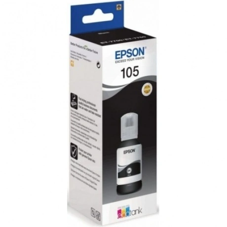 Картридж струйный Epson 105BK C13T00Q140 черный (70мл) для Epson...