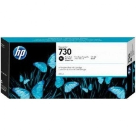 Картридж струйный HP 730 P2V73A фото черный (400мл) для HP DJ T1...