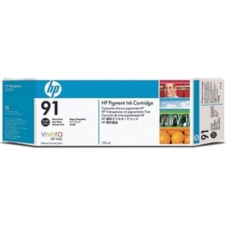 Картридж струйный HP №91 C9465A фото черный (775мл) для HP DJ Z6...