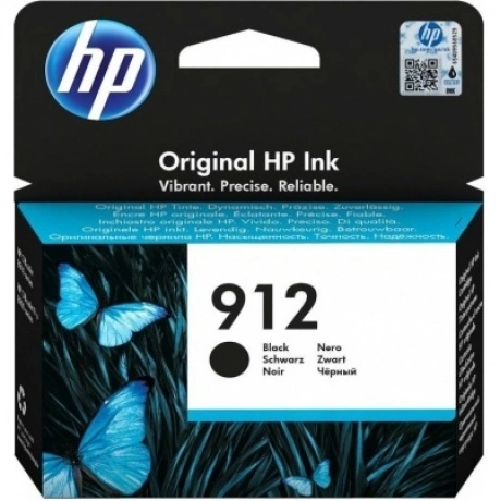 Картридж струйный HP 912 3YL80AE черный (300стр.) для HP DJ IA O...