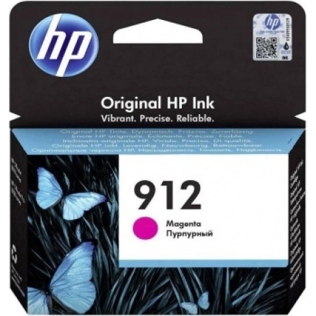 Картридж струйный HP 912 3YL78AE пурпурный (315стр.) для HP Offi...