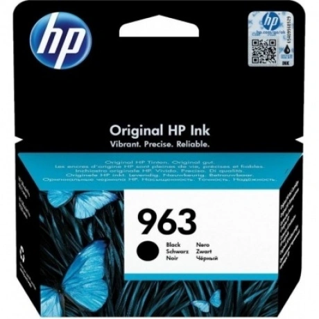 Картридж струйный HP 963 3JA26AE черный (1000стр.) для HP Office...