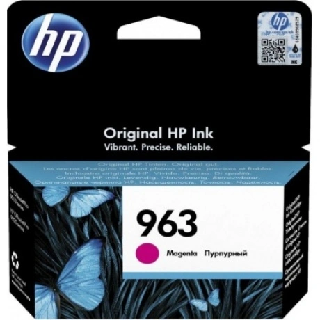 Картридж струйный HP 963 3JA24AE пурпурный (700стр.) для HP Offi...
