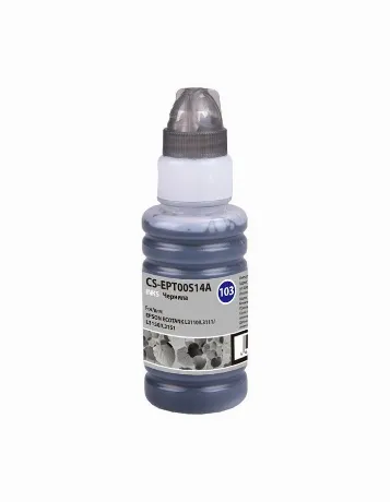 Чернила Cactus CS-EPT00S14A черный 70мл для Epson L1110 Ecotank/...