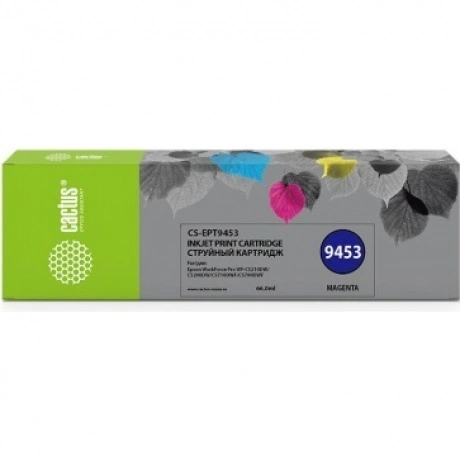 Картридж струйный Cactus CS-EPT9453 пурпурный (66мл) для Epson W...