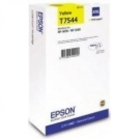 Картридж EPSON T7544 желтый экстраповышенной емкости для WF-8090...