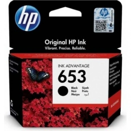Картридж струйный HP 653 (3YM75AE) черный