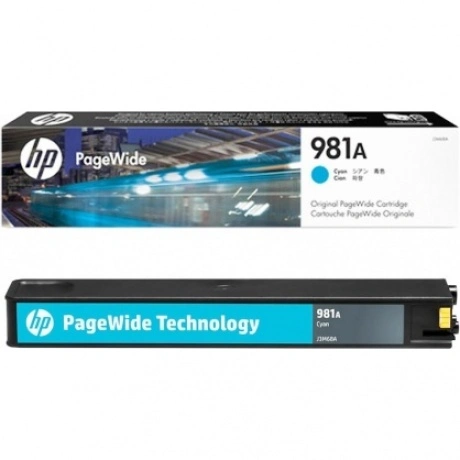 Картридж струйный HP 981A (J3M68A) голубой