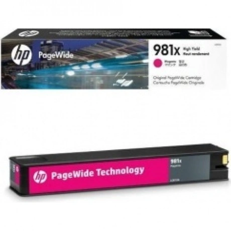 Картридж струйный HP 981X (L0R10A) пурпурный