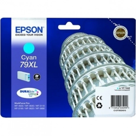 Картридж EPSON T7902 голубой повышенной емкости для WF-5110DW/WF...