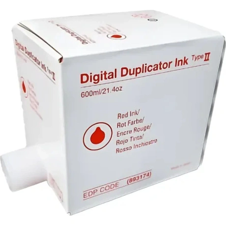 Чернила для дупликатора тип II красные DIGITAL DUPLICATOR INK RE...