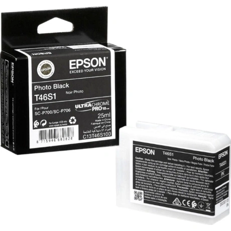 Картридж Singlepack PhotoBlack T46S1 UltraChromePro10 ink 25ml (...
