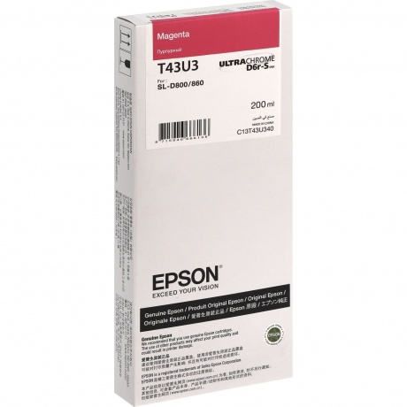 Картридж Epson T43U Magenta SURELAB SL-D800 (C13T43U340) - фото 2