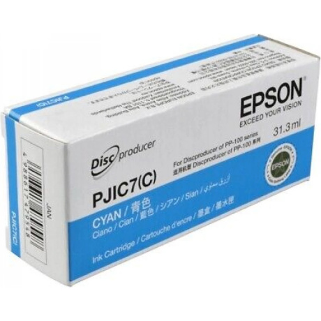 Картридж EPSON C13S020688 PJIC7 Cyan Discproducer Ink PP100. (C13S020688) - фото 2