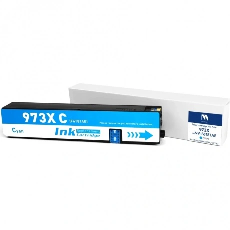 Струйный картридж NV Print 973X (NV-F6T81AE) Cyan для HP PageWid...