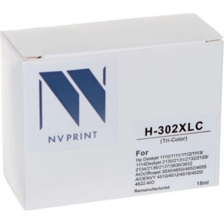 Струйный картридж NV Print 302XLC (NV-F6U67AE) Color для HP Desk...
